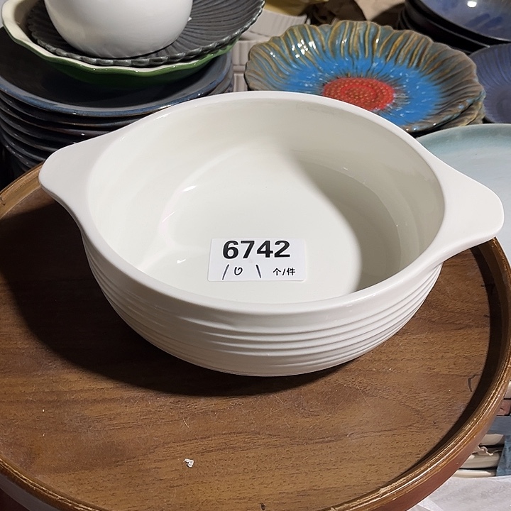 瓷微瑕外贸餐具6742