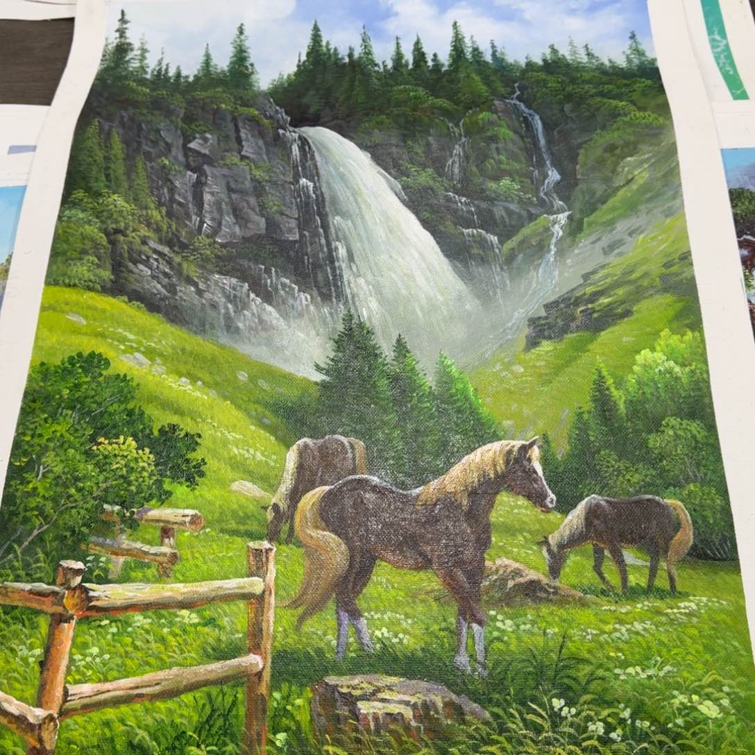 油画我也想要这样一