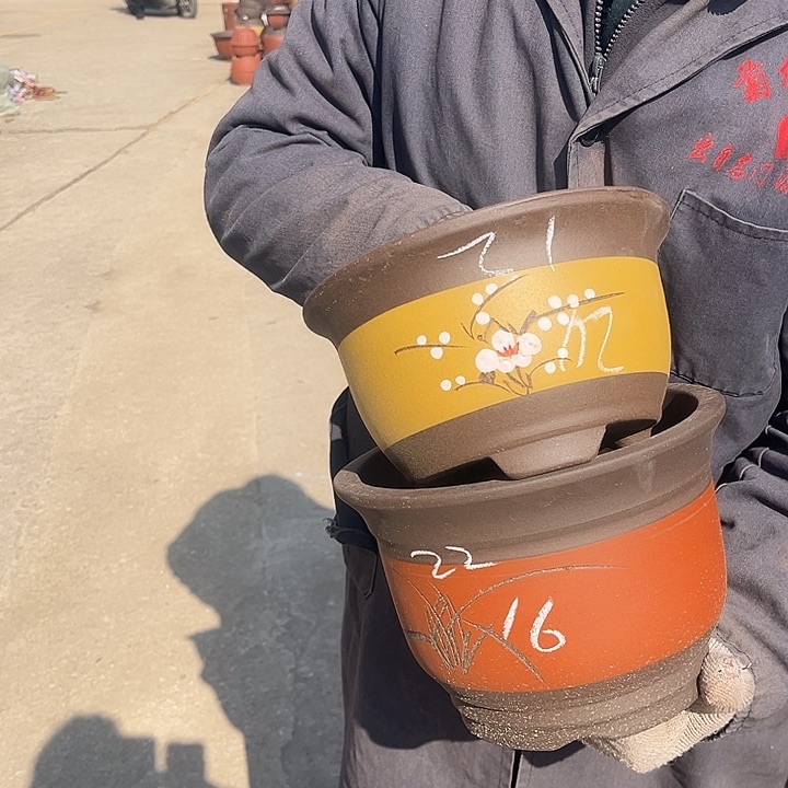 紫砂紫砂花盆是指