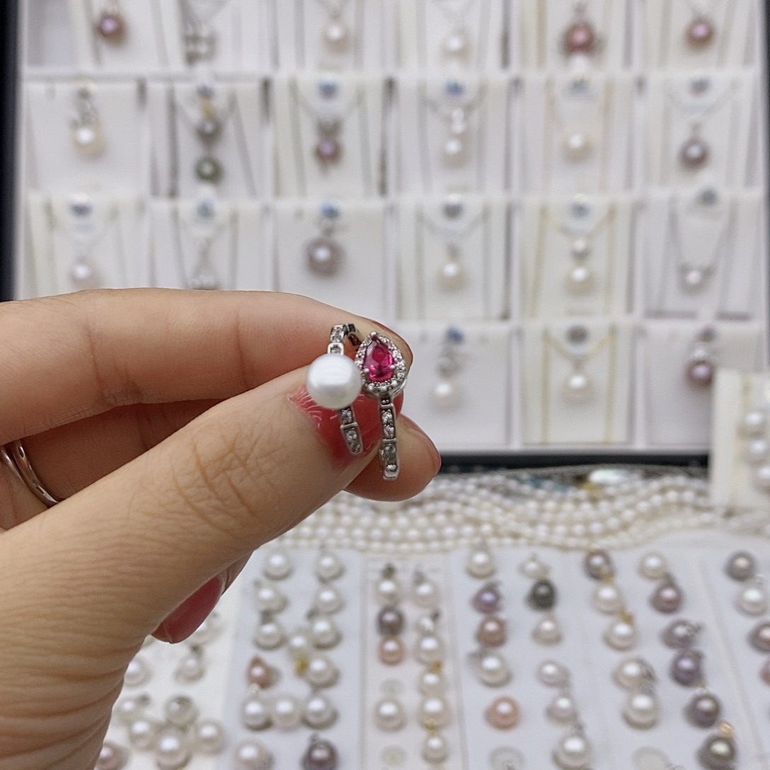 淡水珍珠吊坠(不含链)合金