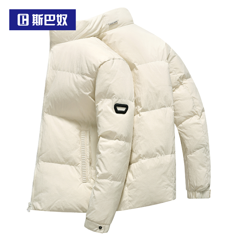 【新年】立领面包羽绒服男装短款2025秋冬季休闲鸭绒保暖百搭外套