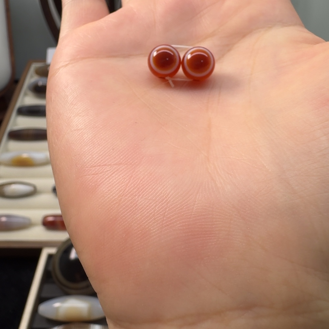 玛瑙/玉髓合金颈饰