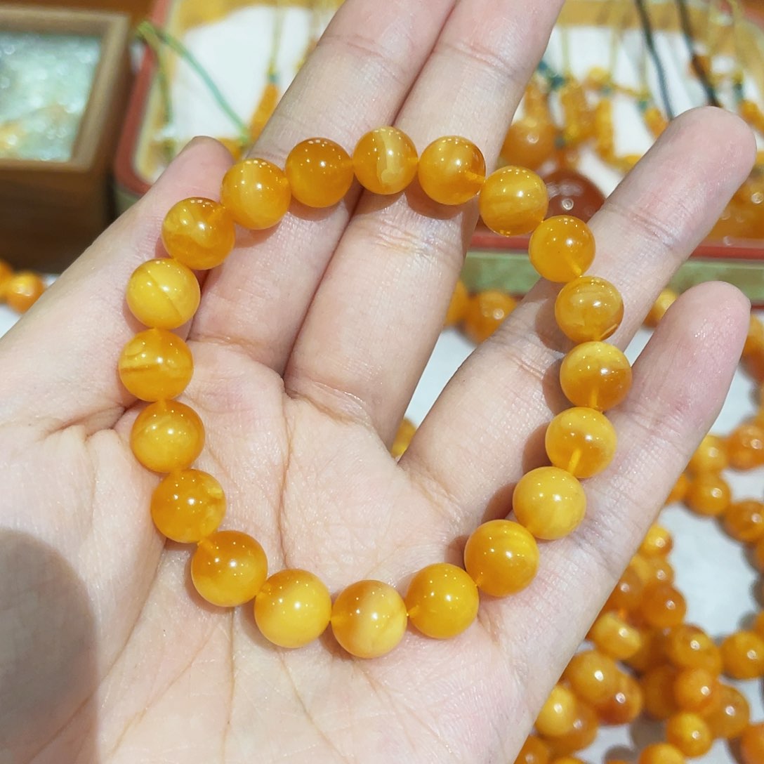 蜜蜡手链未镶嵌手串