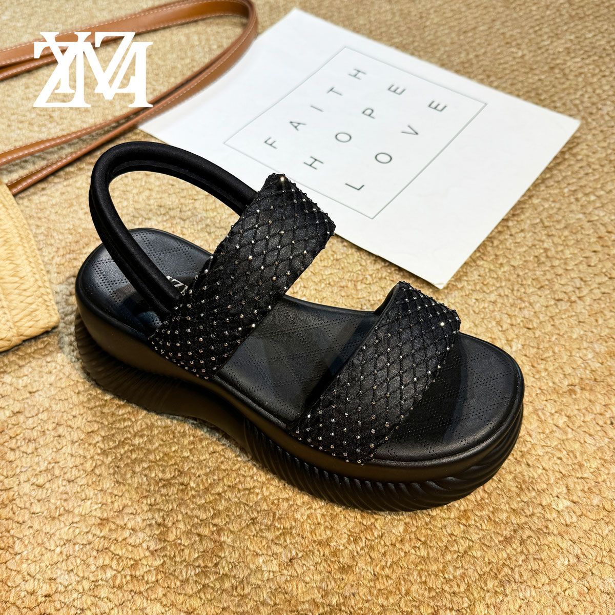 卓越名妆7.5cm夏季小个子内增高休闲鞋厚底鞋女鞋P043