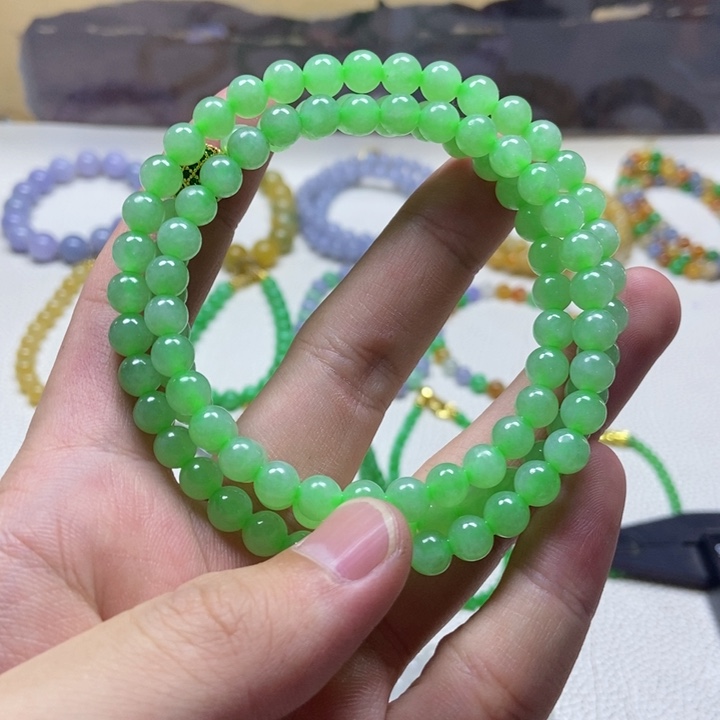 定制翡翠未镶嵌王炸卡6.5