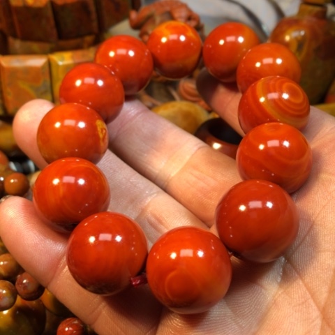 玛瑙/玉髓手链合金用****4