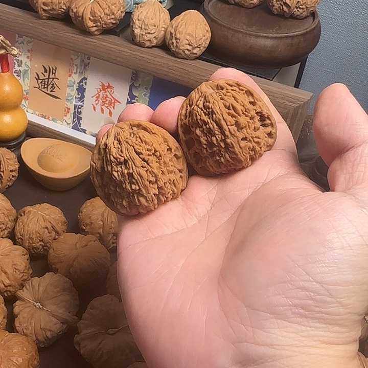 吊坠文玩核桃40全品南疆石核桃