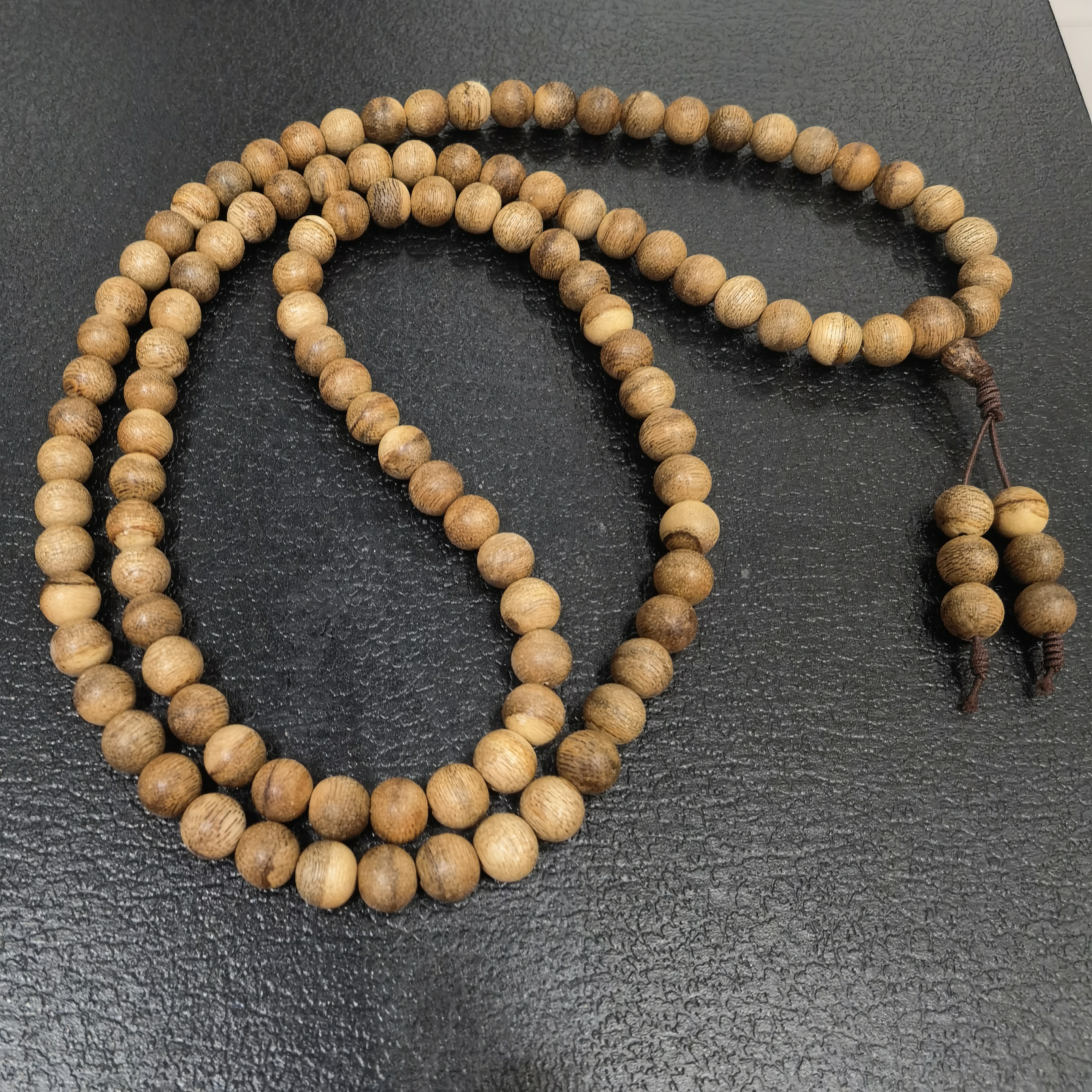 沉香越南芽庄虎斑纹0.8cm多圈沉香手串