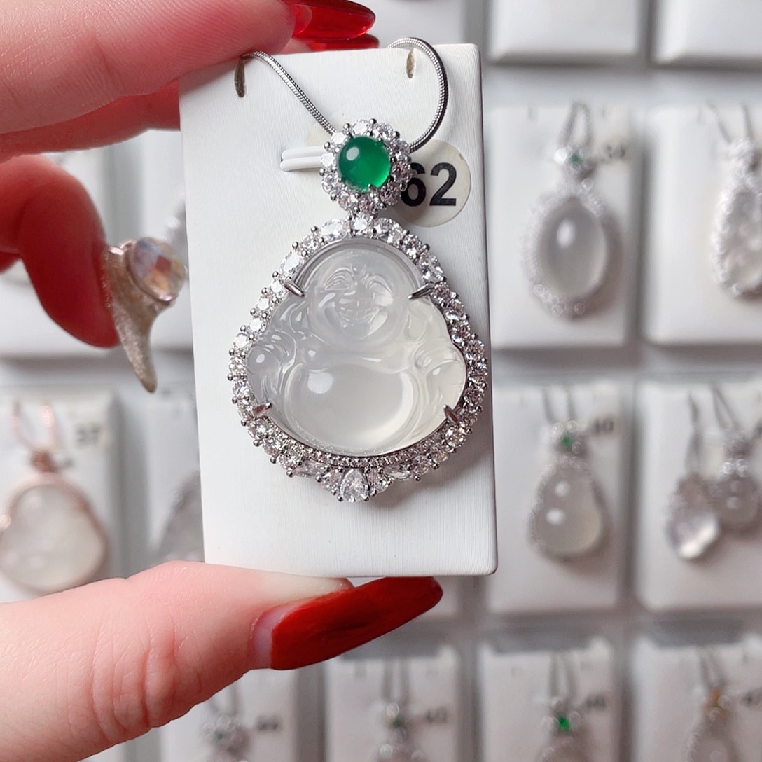 玛瑙/玉髓吊坠(赠链)未镶嵌