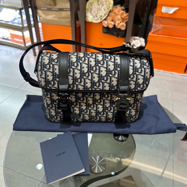 99新 DIOR/迪奥 Dior迪奥Hit The Road老花邮差包 US5112421