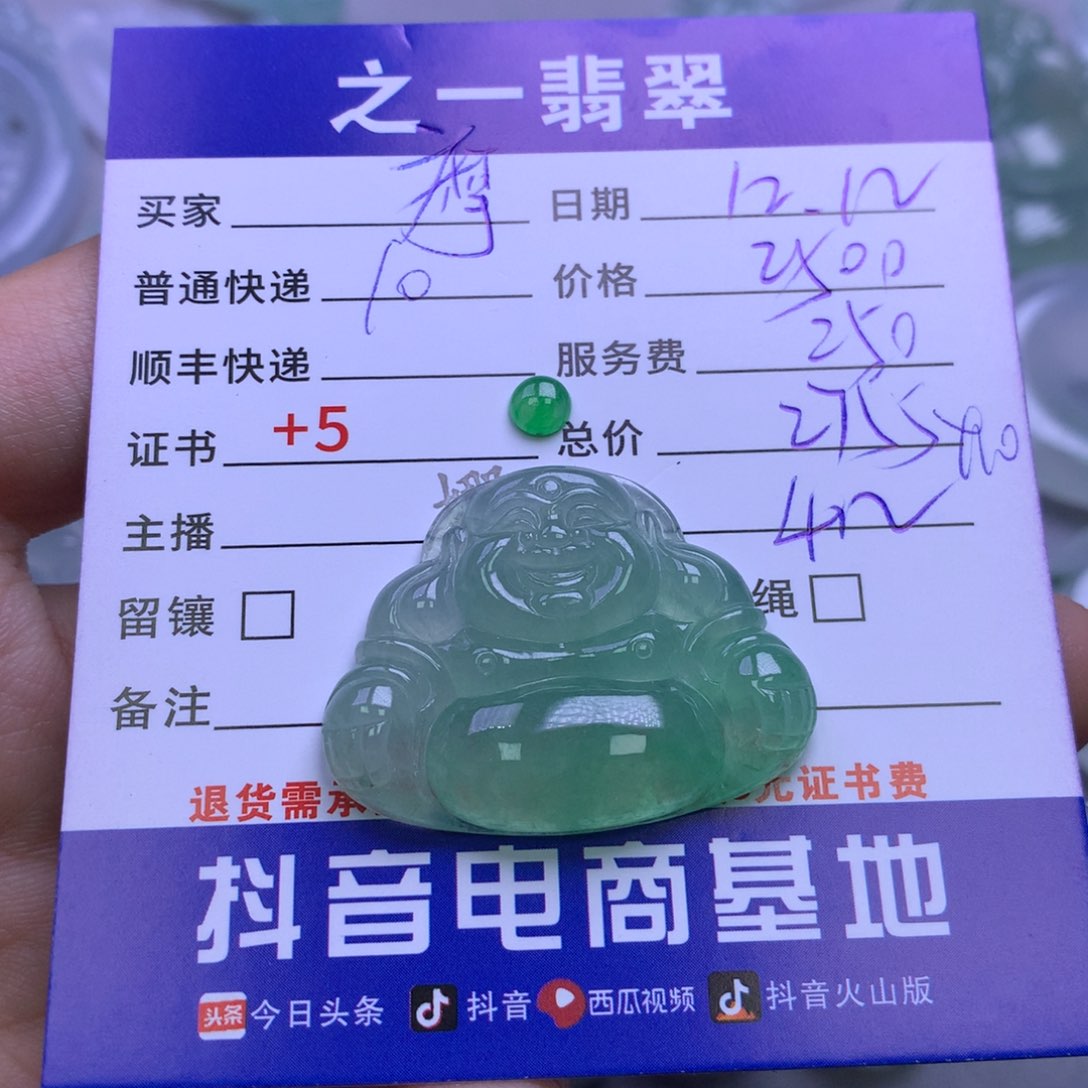 颈饰未镶嵌翡翠摩***冰