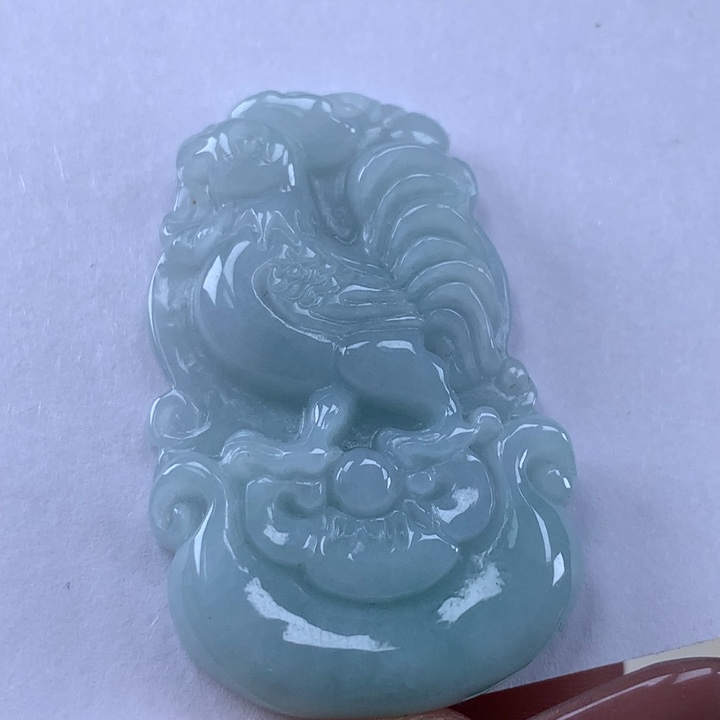 颈饰未镶嵌翡翠鸡