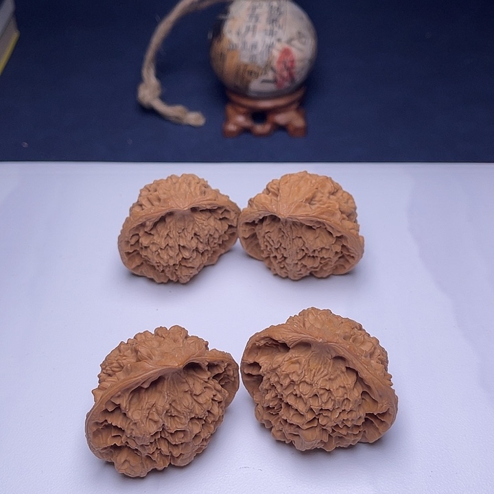 把件文玩核桃官帽盆