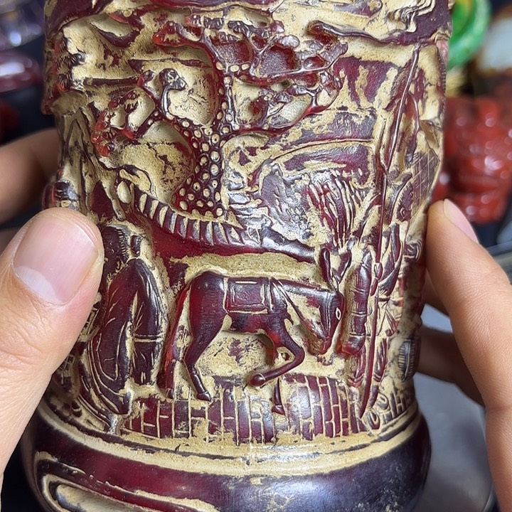 白玉菩提把件一个