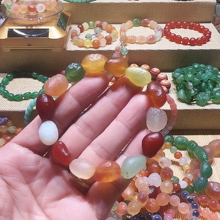 玛瑙/玉髓未镶嵌手链