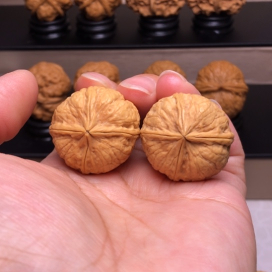 文玩核桃把件骰子四楞23