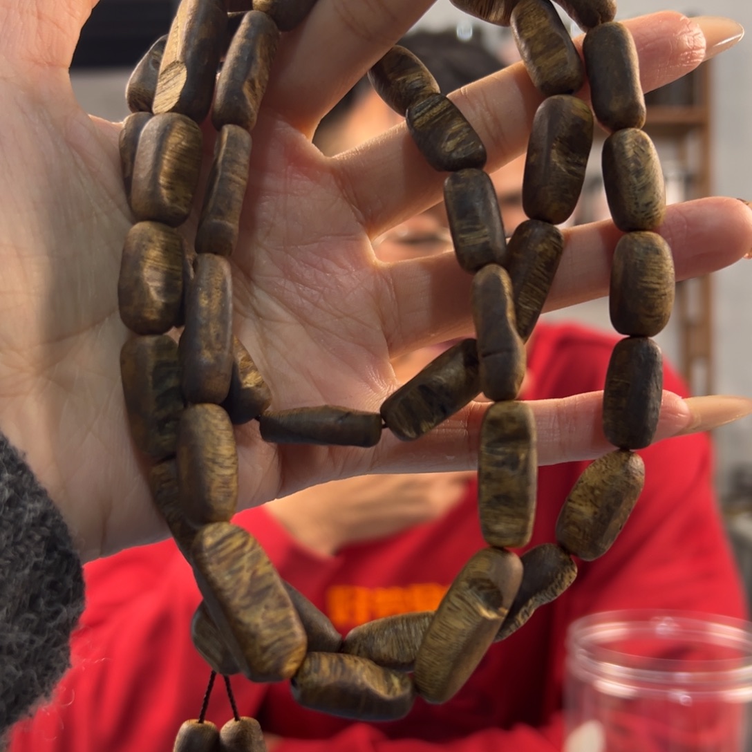 沉香手串奇楠沉香37g+留疤多多样性发一