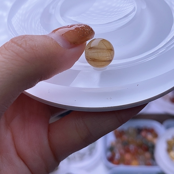 水晶天然水晶定制打孔不退换未镶嵌