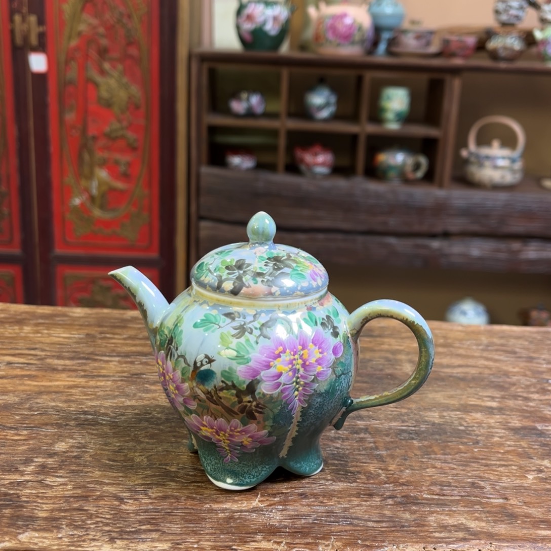 柴烧手工手绘陶瓷