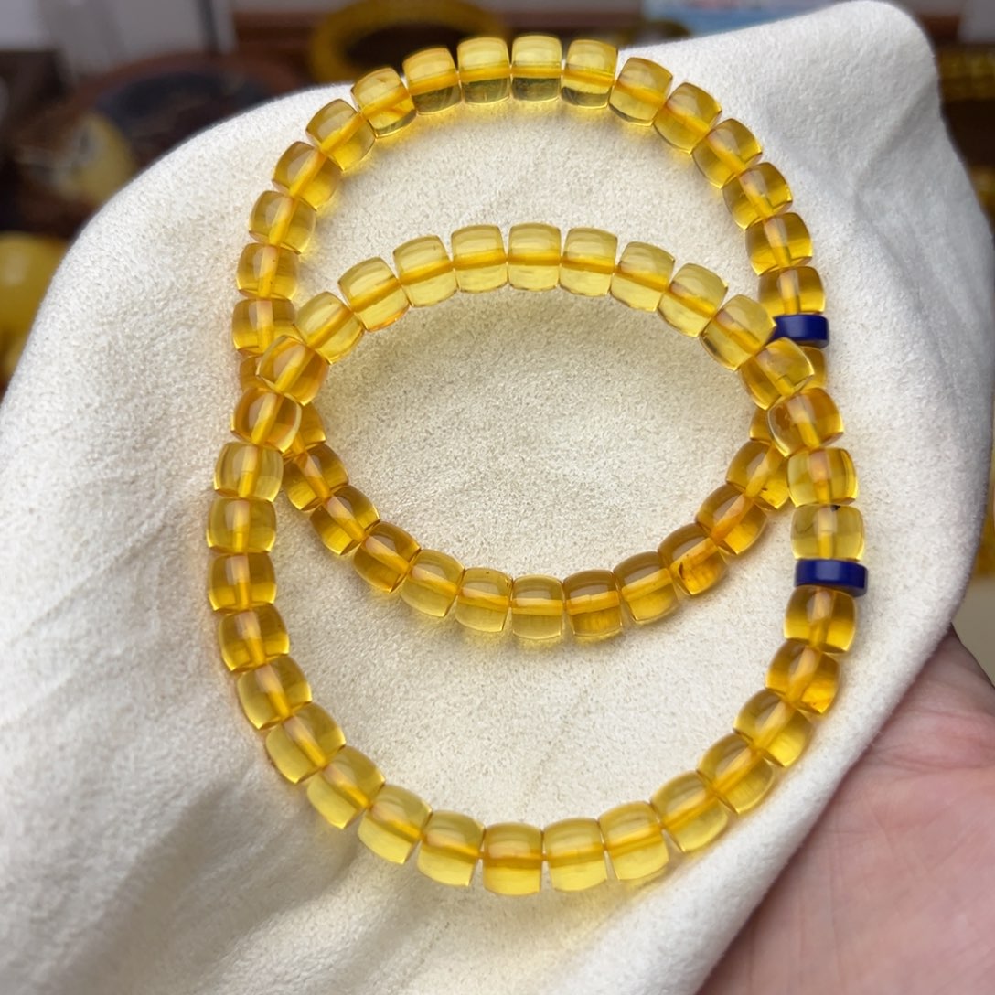 未镶嵌琥珀裸石7.7金珀直切 多样发其一