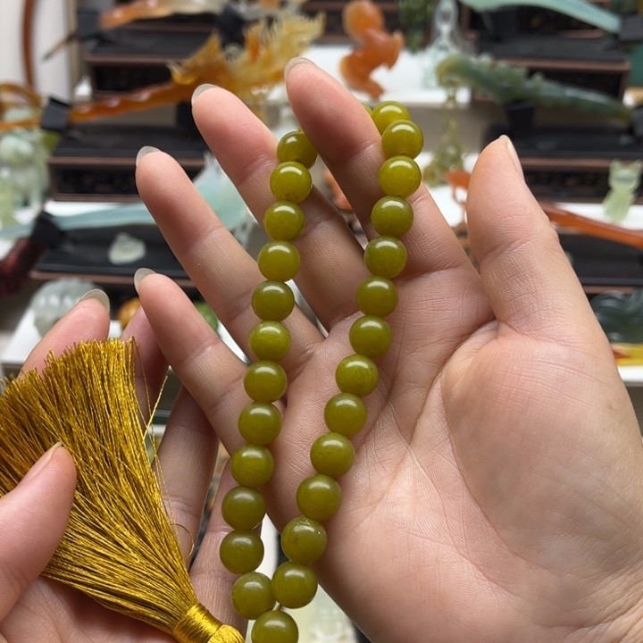 蛇纹石玉未镶嵌岫玉发簪