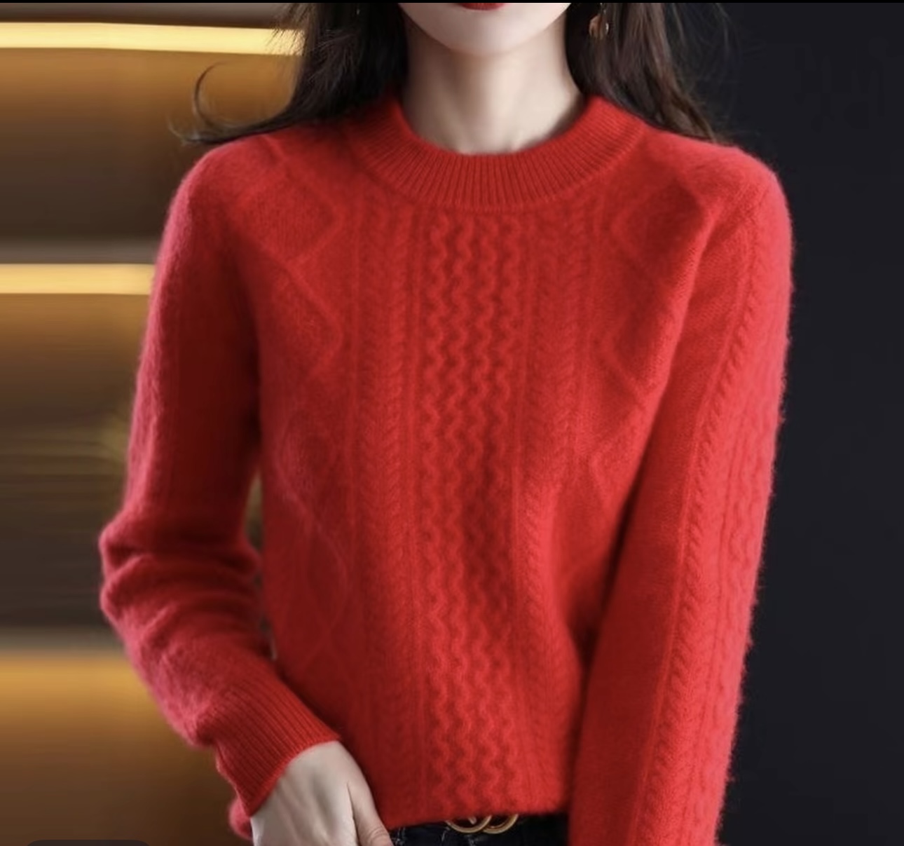 15默认微瑕介意勿拍直播间扣编码下单针织服饰修身设计感