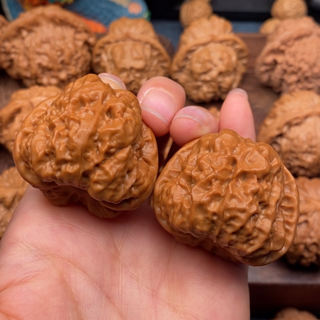 文玩核桃把件39全品，开背肌肉蛙