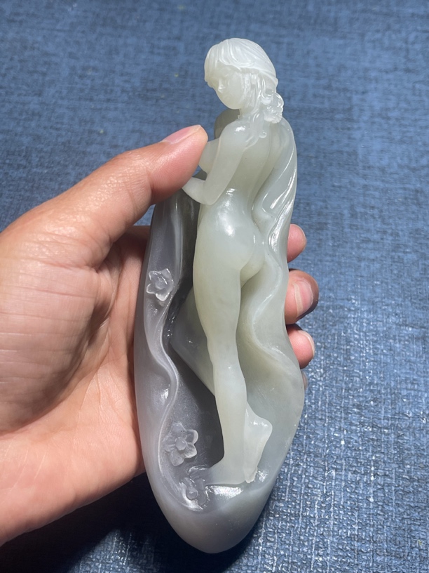 暗香，和田玉小摆件