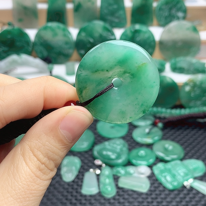 银S925镶嵌石英岩玉珠宝半成品