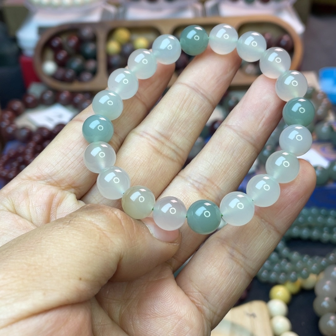 非金属秦紫玉手串