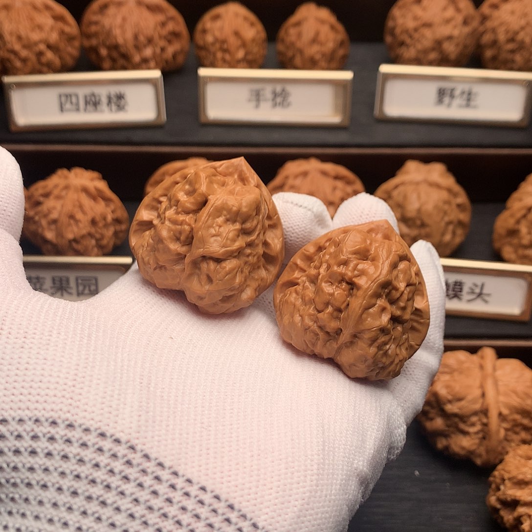 文玩核桃吊坠54号三角蛙38