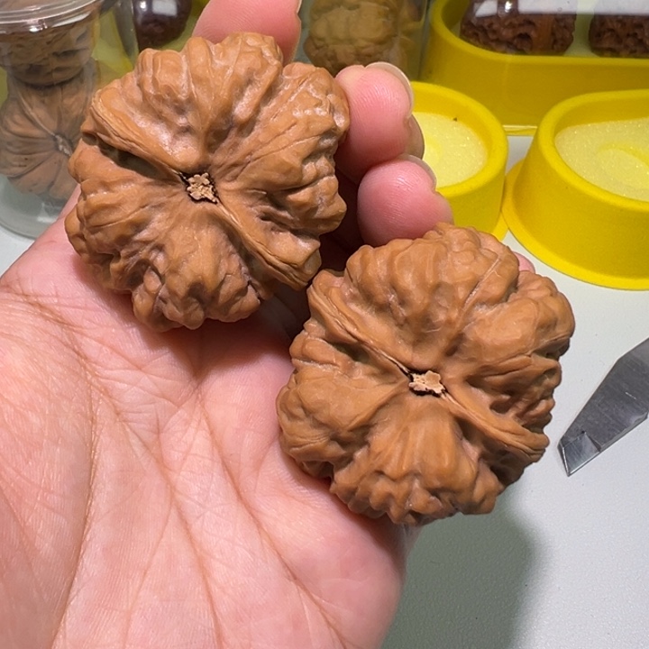 把件文玩核桃边41肚42蛤蟆头