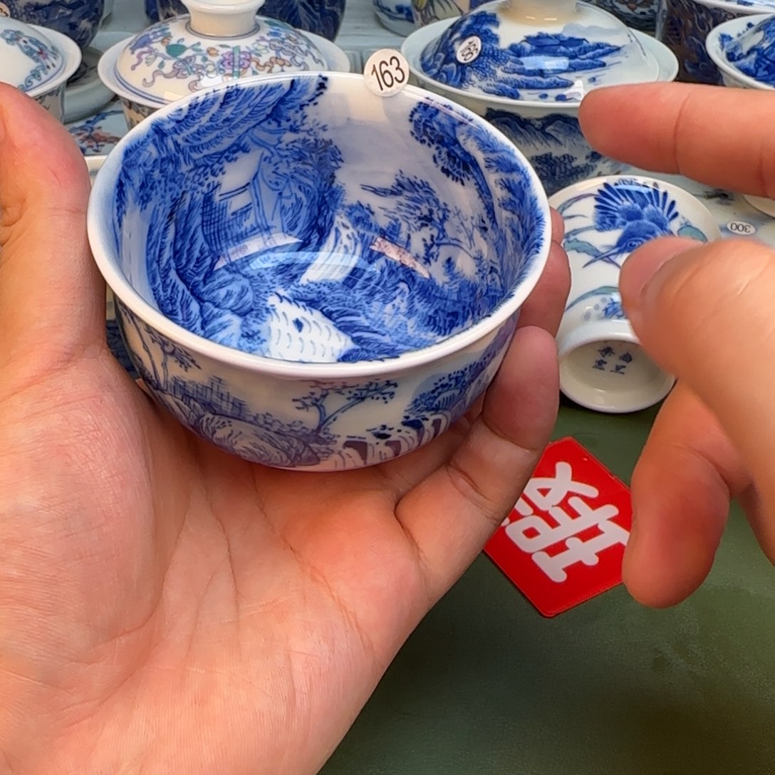 彦祖纯手工手绘茶具163
