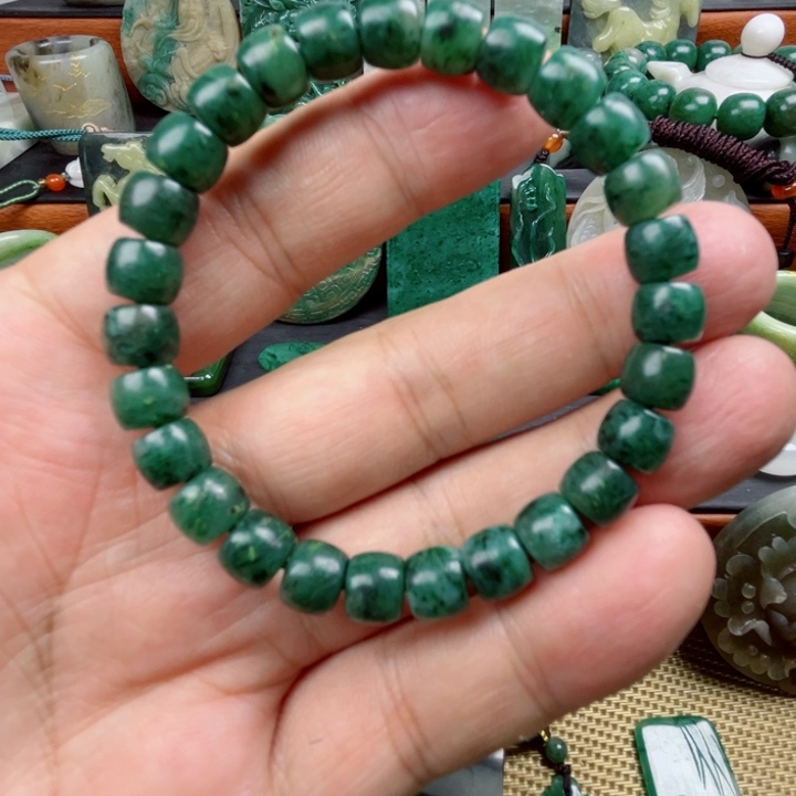 @***空未镶嵌独山玉珠宝半成品