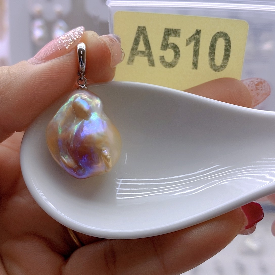 淡水珍珠颈饰银S925镶嵌