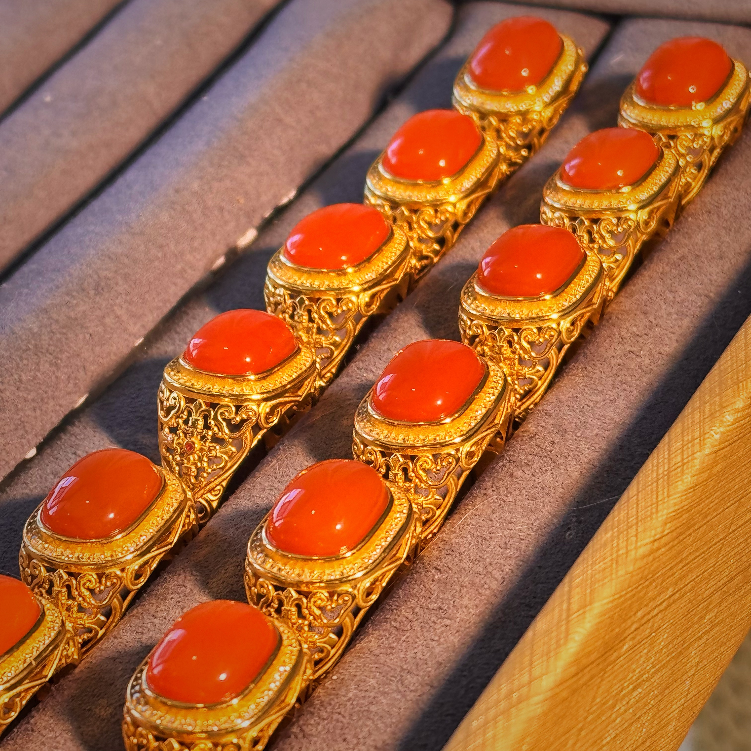 【小天出品】镶金级云南保山大黑洞马鞍戒（TNH6361多样性发一件）