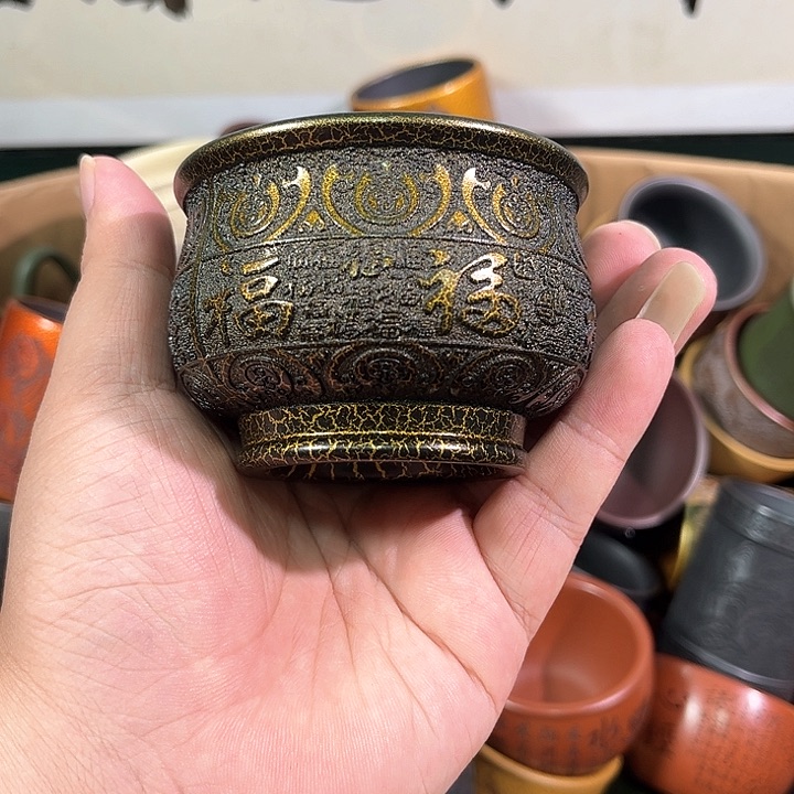 茶杯紫砂全手工紫砂主人杯