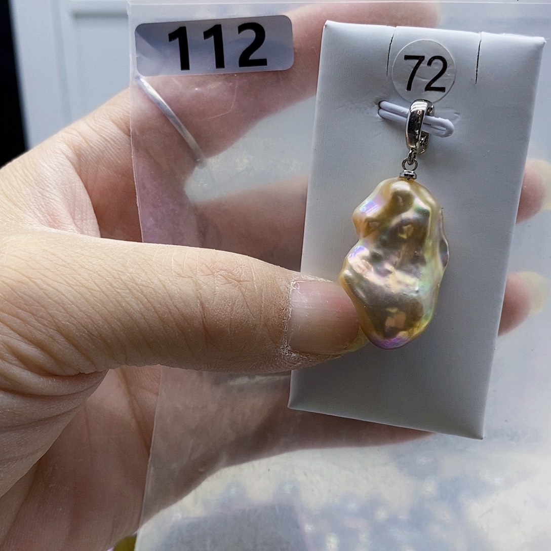 颈饰合金淡水珍珠