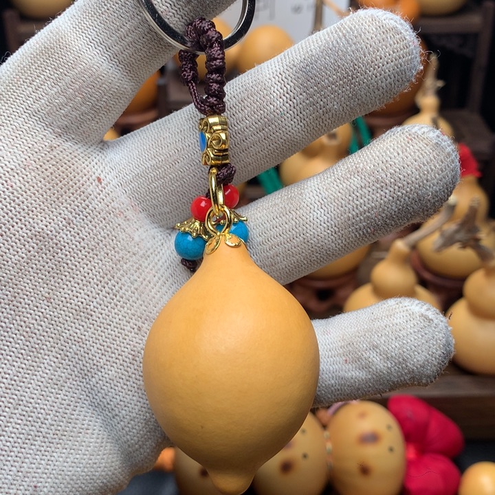 鸡心福禄钥匙吊坠