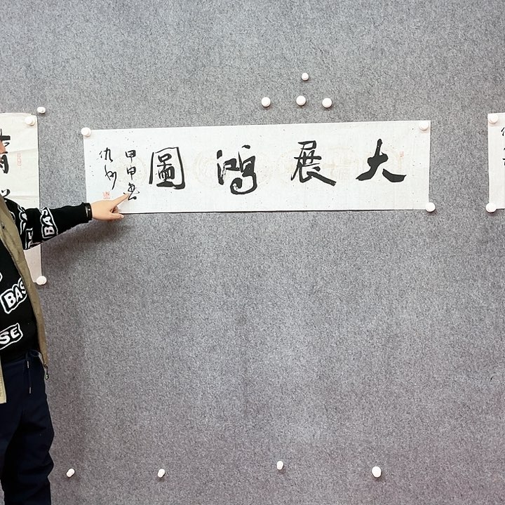 书法大展宏图作品