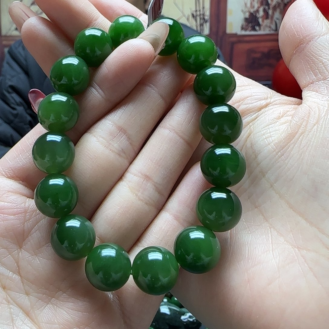 和田玉（碧玉）手串未镶嵌