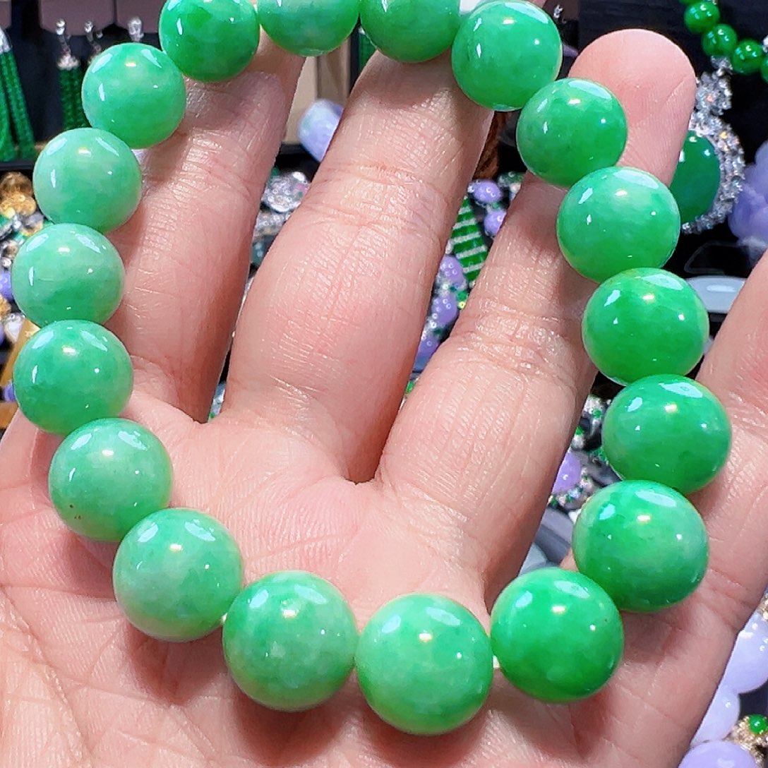 翡翠手串未镶嵌签收后24小时鉴赏期