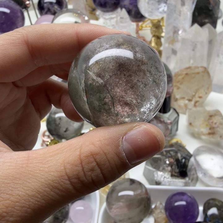 未镶嵌紫晶珠宝半成品