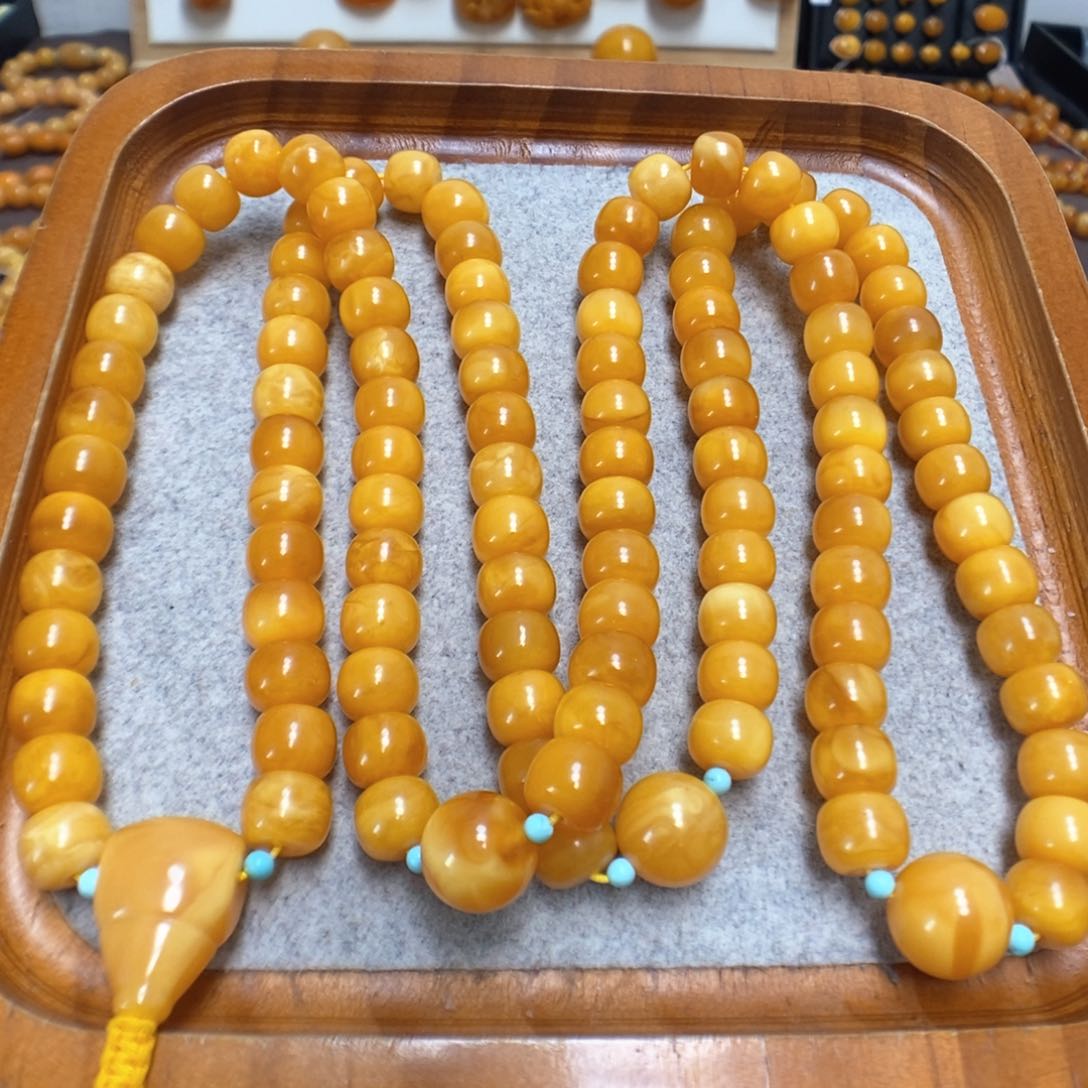 蜜蜡手串未镶嵌蜜蜡