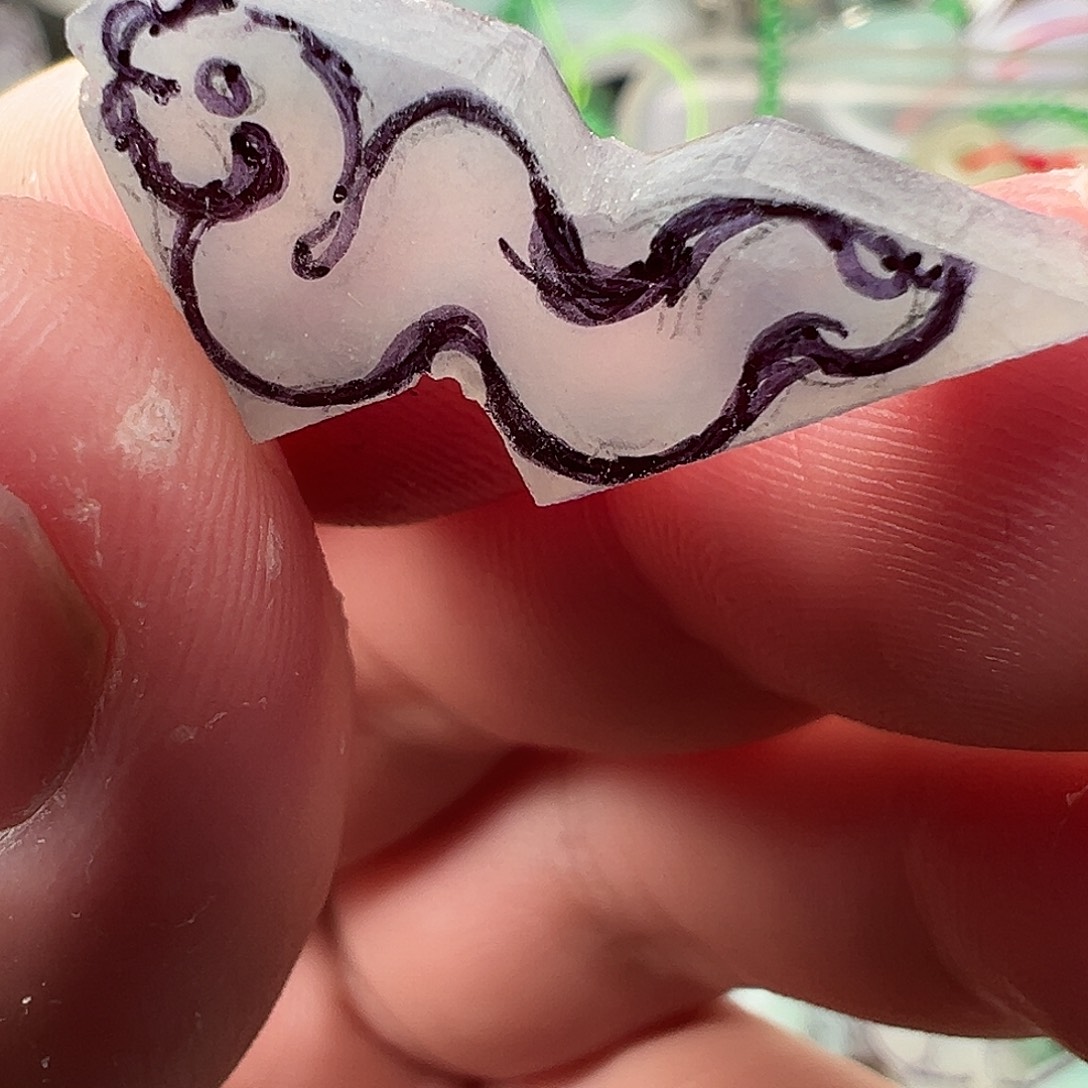 花***阳定制翡翠未镶嵌蛇