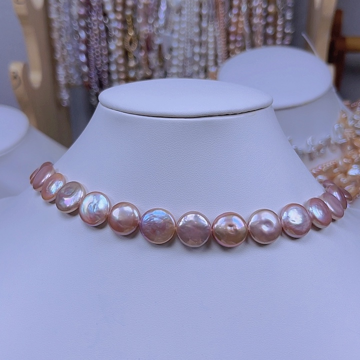 淡水珍珠手绳合金好*