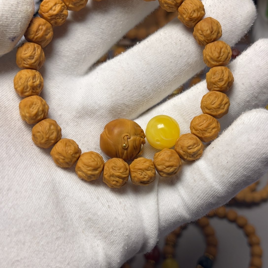 ****猴头核桃吊坠龙蛇➕单颗雕刻