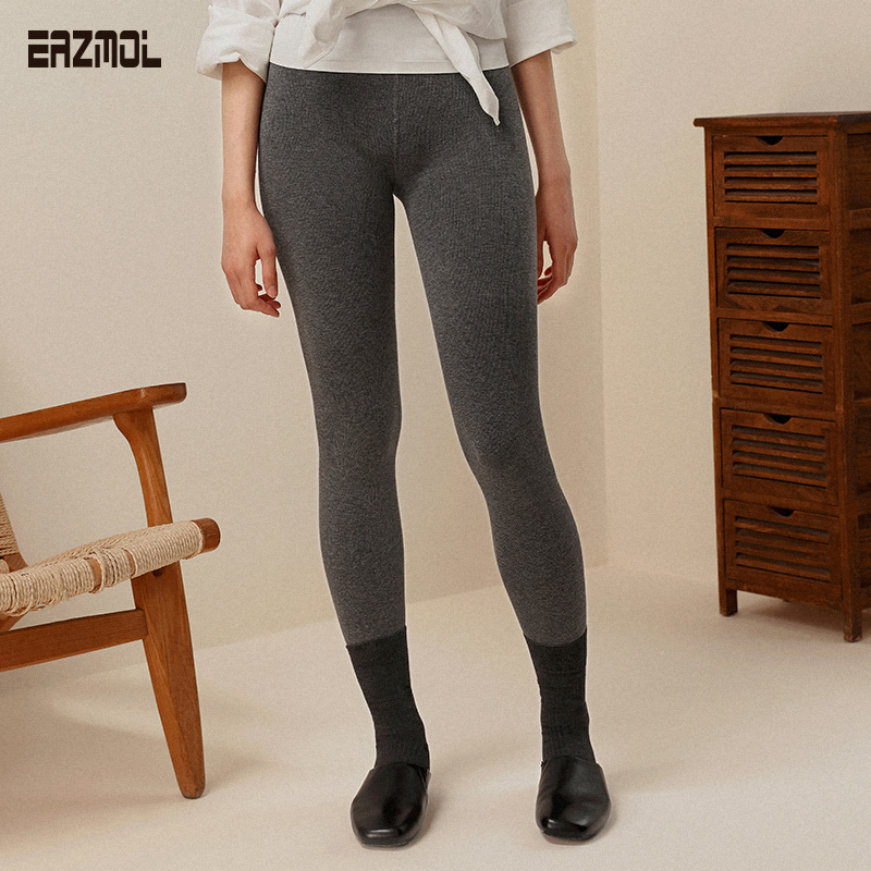 EAZMOL分段棉连裤袜秋冬加绒加厚暖裤修身显瘦可外穿打底裤袜