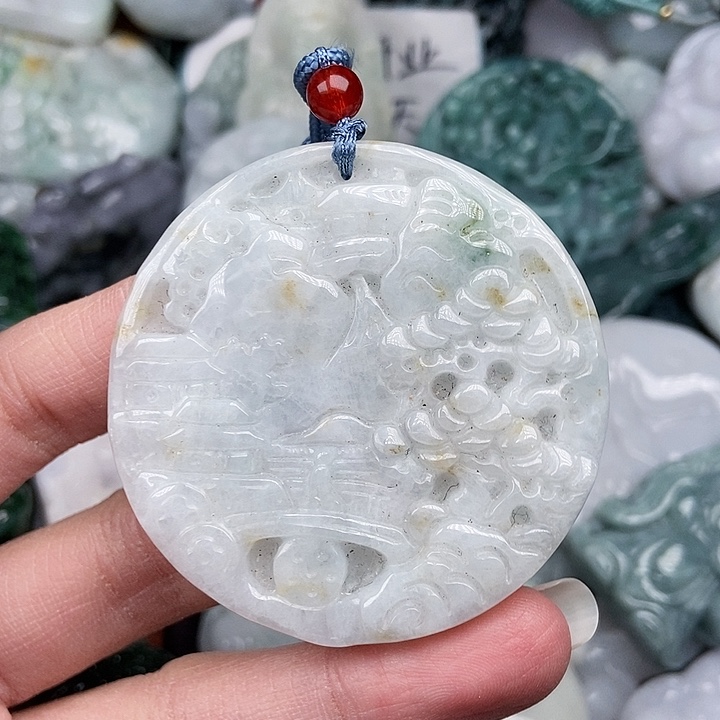 颈饰未镶嵌翡翠翡翠