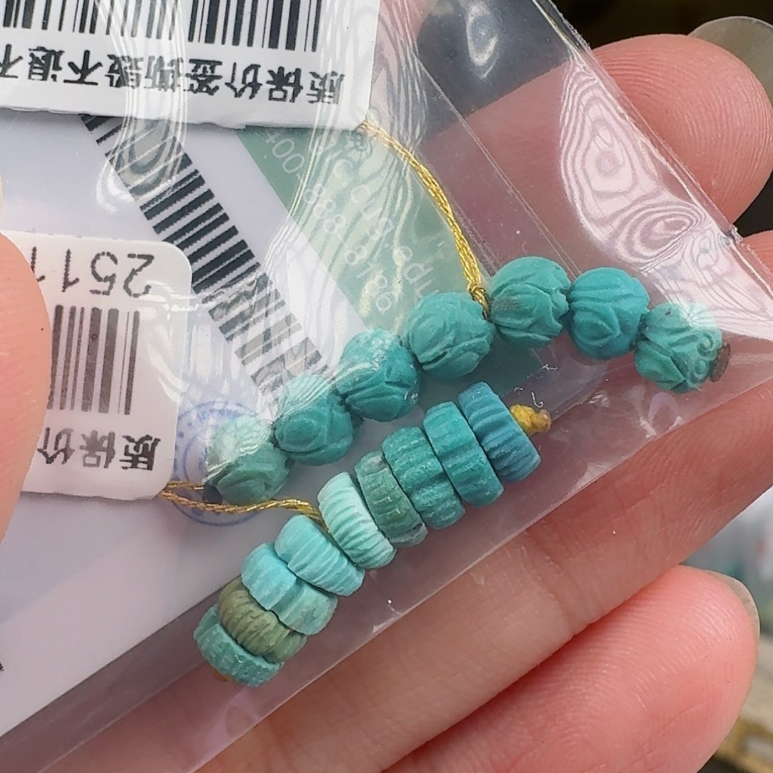 绿松石珠宝奇石未镶嵌